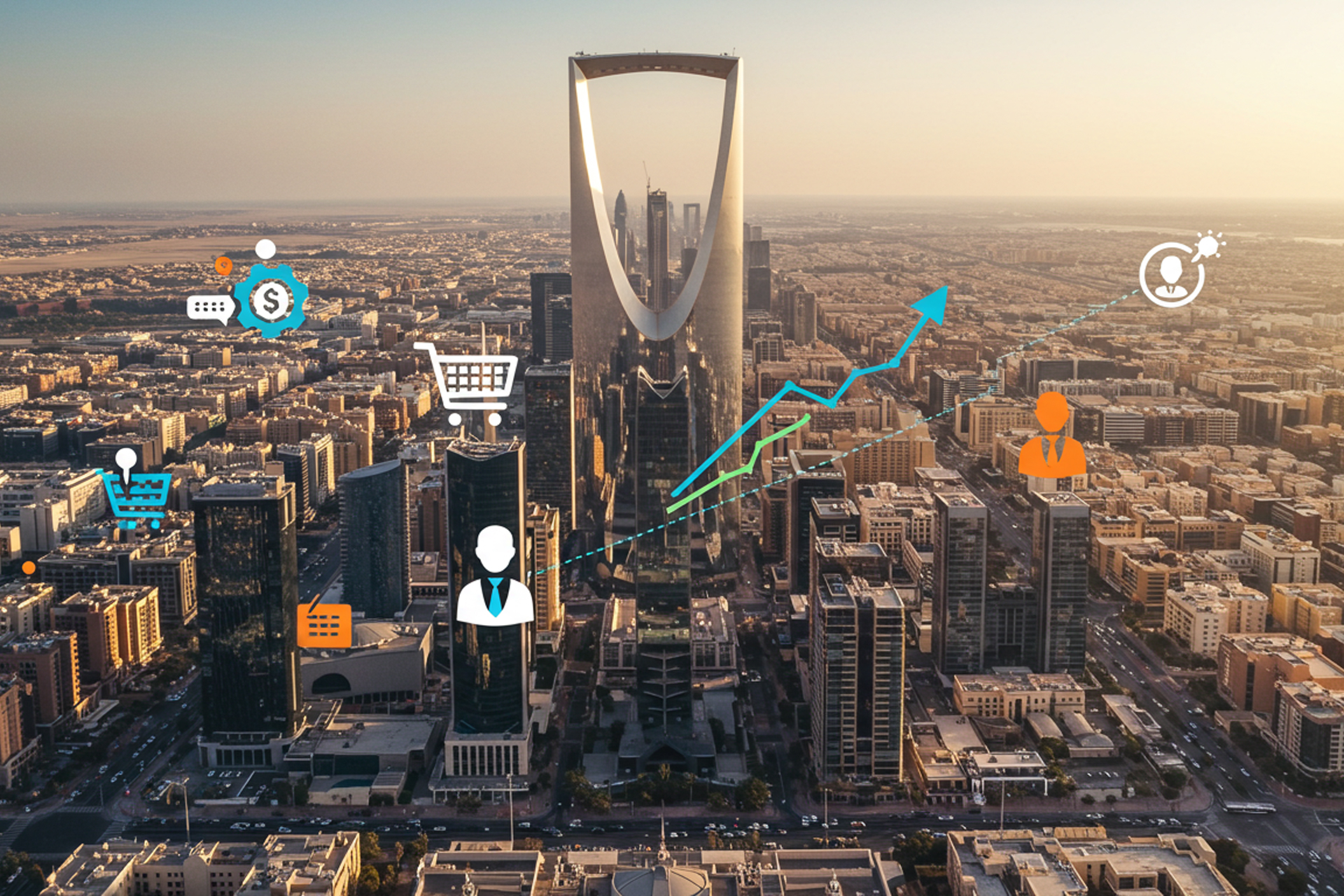 الخدمات التجارية في رؤية السعودية 2030