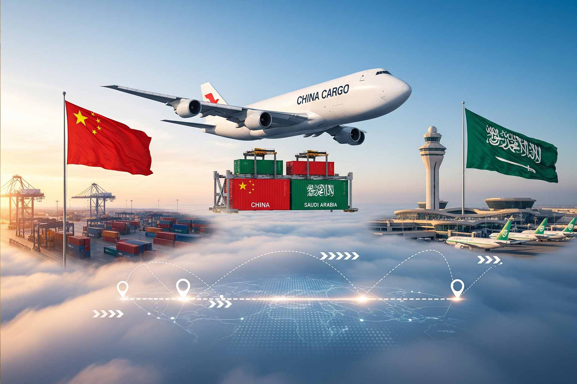 الشحن الجوي من الصين إلى السعودية